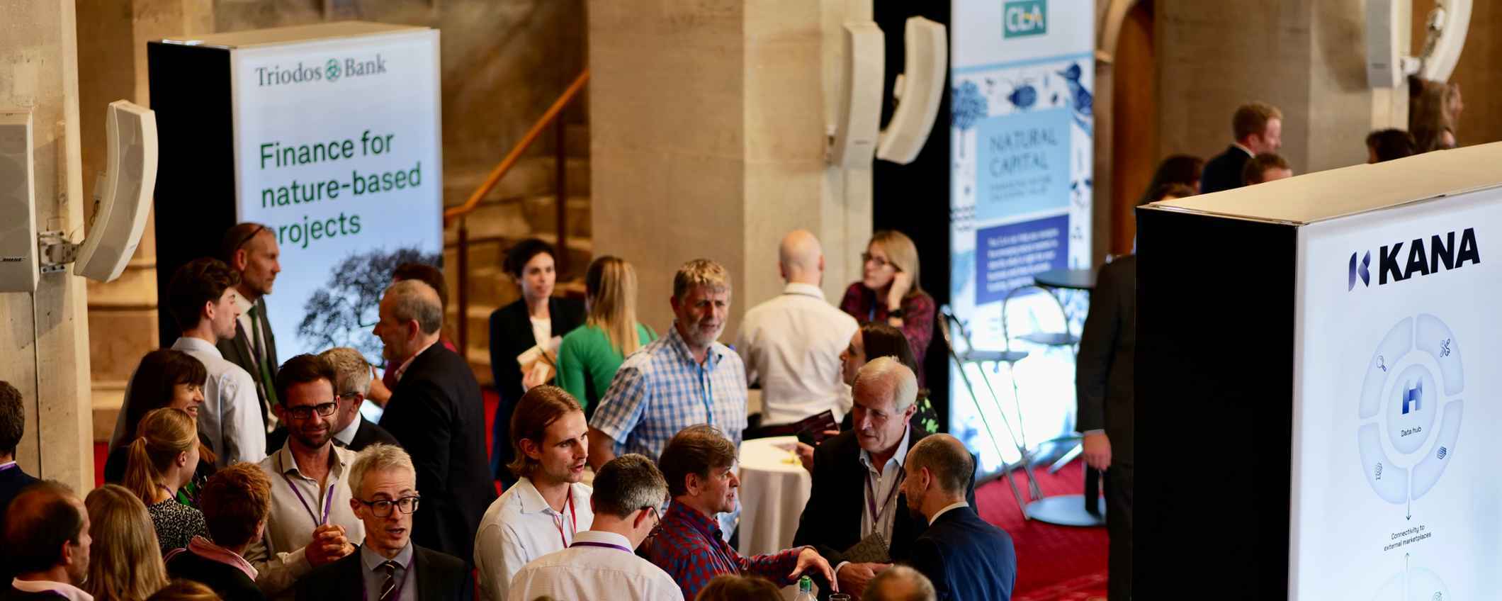 Visitors at the Nature Finance UK Conference at the City of London’s glittering Guildhall
