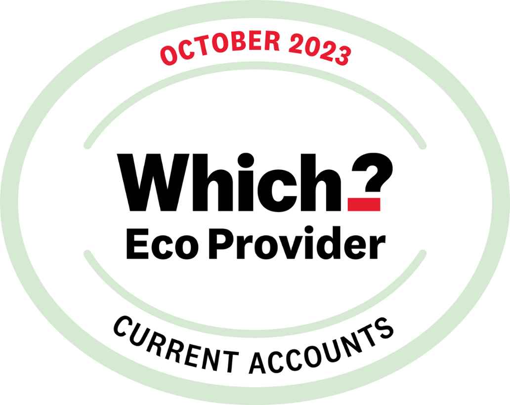 Which? 2023 eco provider for current accounts