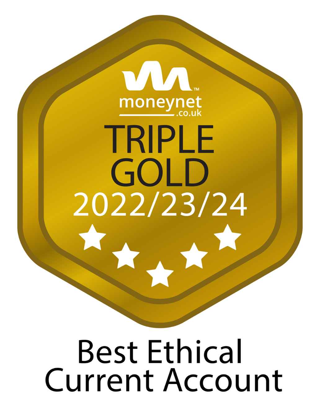 Moneynet triple gold 2022, 23 24 best ethical current account