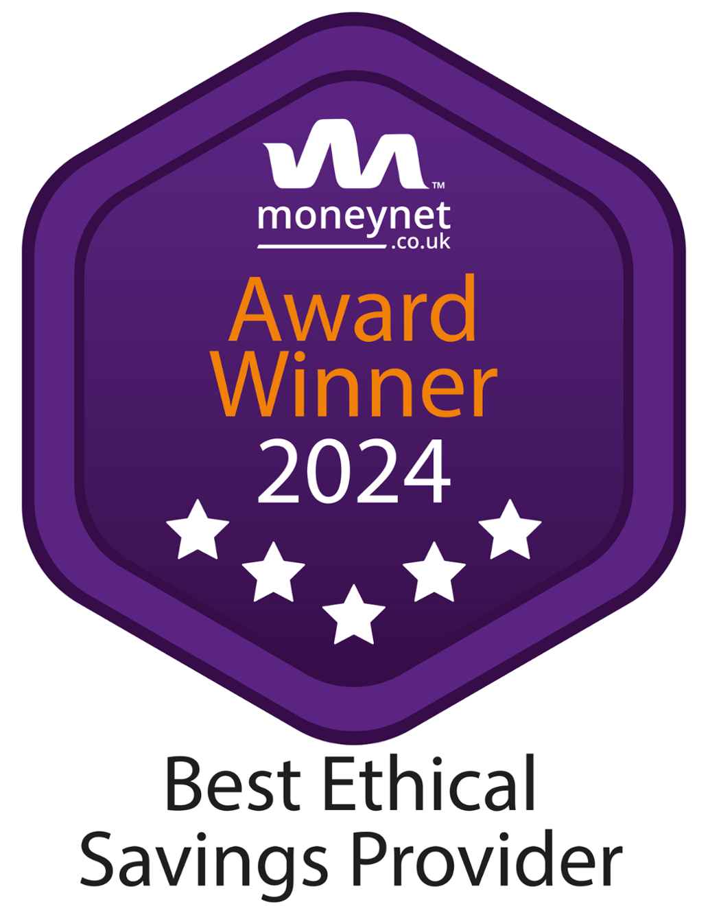 Moneynet award winner 2024 best ethical savings provider