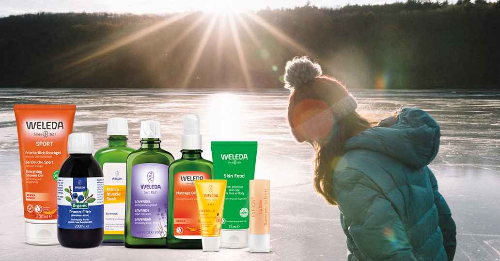 Selection of Weleda products