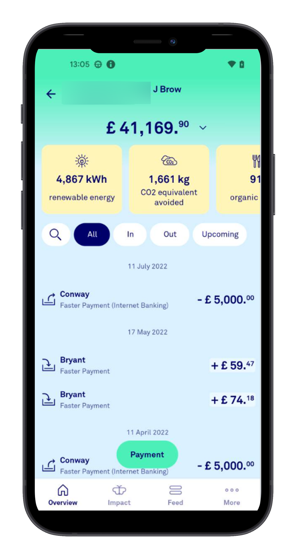 See the impact that your money is making with the Triodos Mobile Banking App