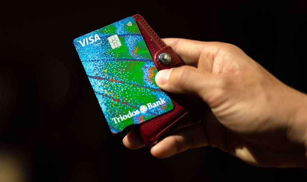 Triodos Visa Debit Card with wallet